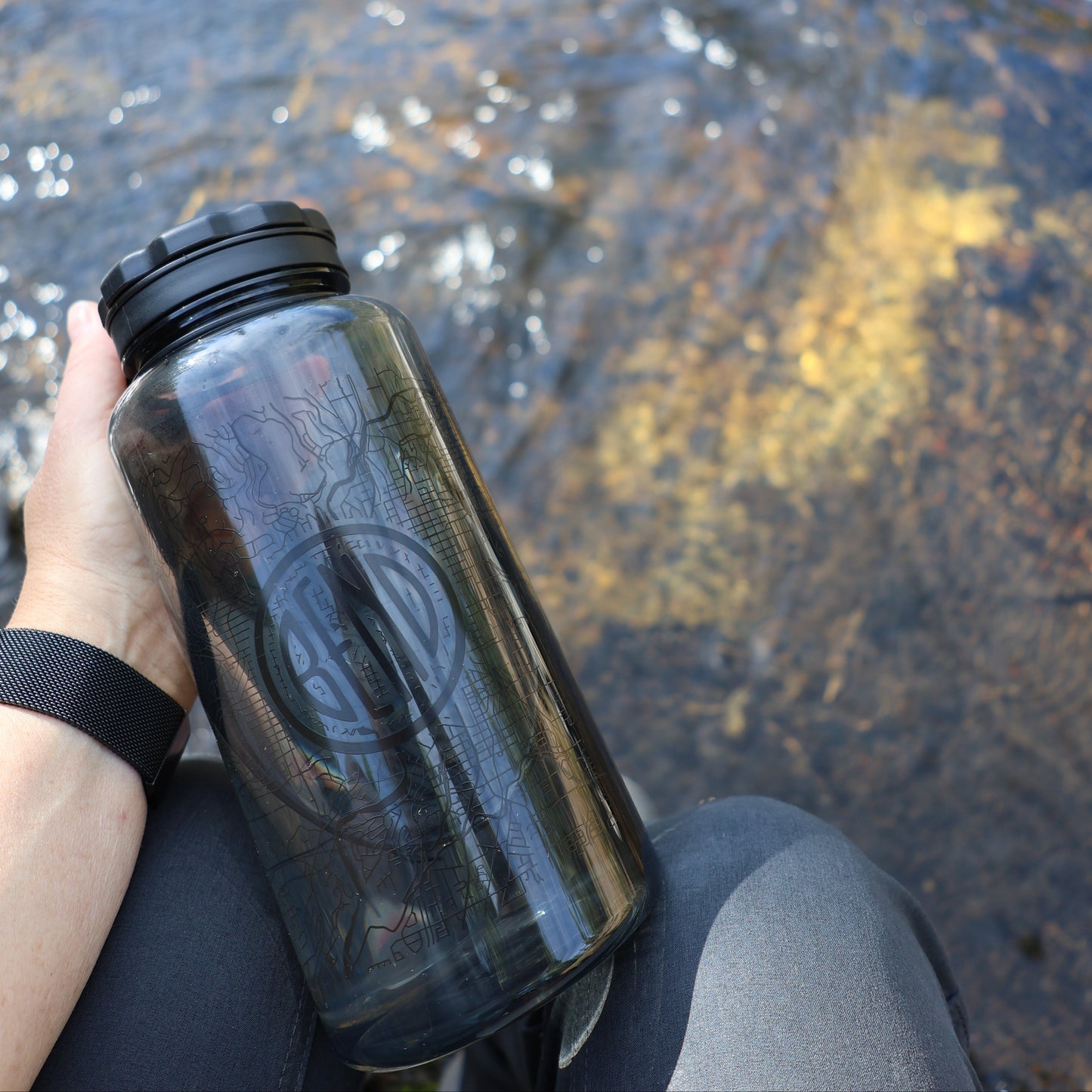 32oz Bend Oregon Topo Map Waterbottle 🎁 Holiday Hydrate Sale 🎁